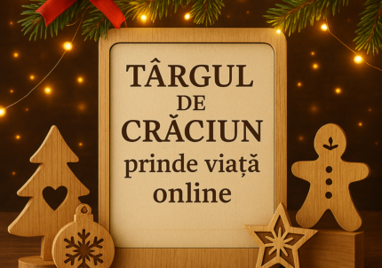 Târgul de Crăciun prinde viață online