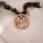Decorațiune personalizată nume bradul de Crăciun - imagine 9